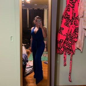 ✨Fashion Nova Royal blue jumpsuit✨